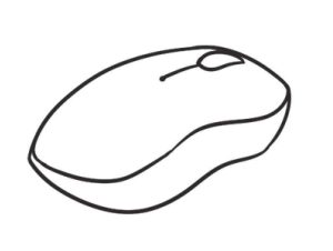 鼠标简笔画