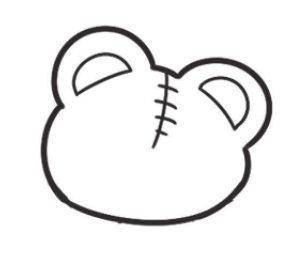 小熊简笔画