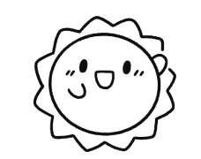 太阳简笔画