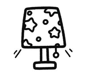 台灯简笔画
