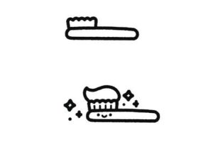 牙刷简笔画