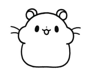 小仓鼠简笔画