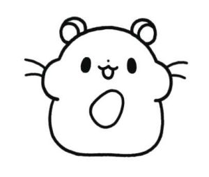 小仓鼠简笔画