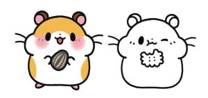 小仓鼠简笔画