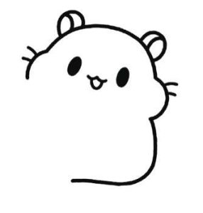 小仓鼠简笔画