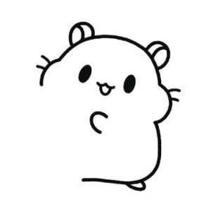小仓鼠简笔画