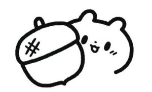 小松鼠简笔画