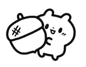 小松鼠简笔画