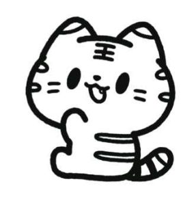 小老虎简笔画