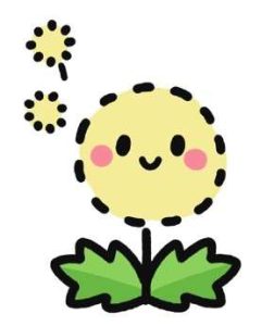蒲公英简笔画
