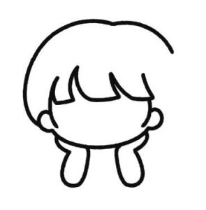 女孩简笔画
