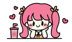 女孩简笔画