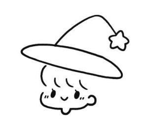小女巫简笔画