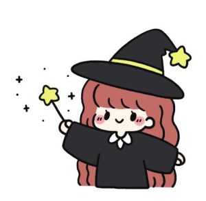 小女巫简笔画