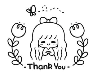 小女孩简笔画
