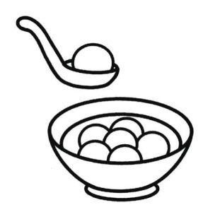 元宵节简笔画