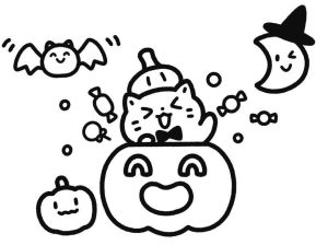 万圣节简笔画