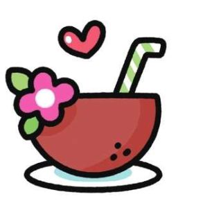 椰子简笔画