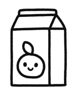 橙汁简笔画