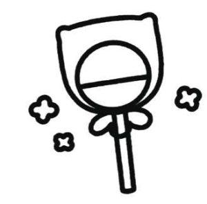 棒棒糖简笔画