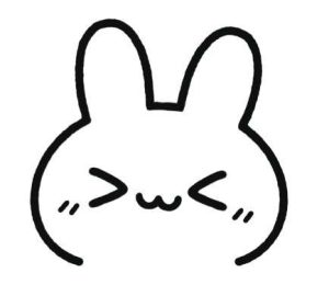 兔子简笔画