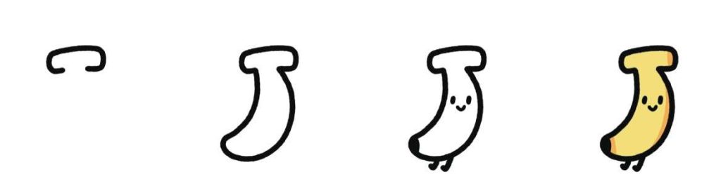 香蕉简笔画