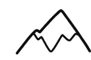 雪山简笔画