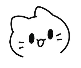 旅行猫猫简笔画