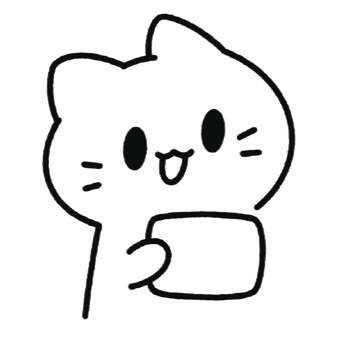 旅行猫猫简笔画