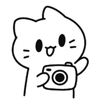 旅行猫猫简笔画