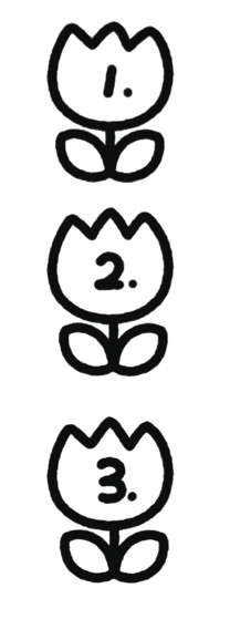 数字边框简笔画