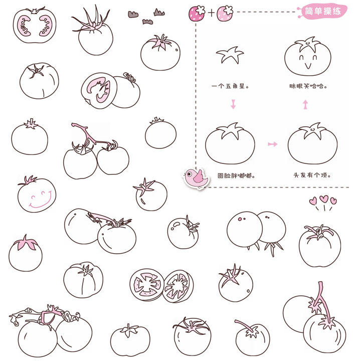 番茄简笔画