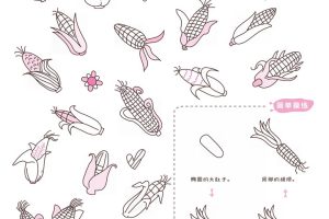 玉米简笔画