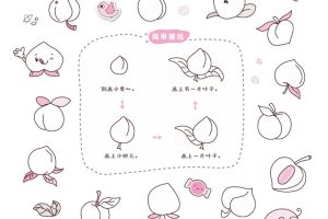 桃子简笔画