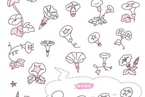 牵牛花简笔画