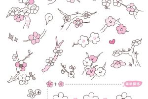 梅花简笔画
