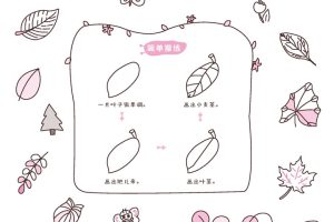 树叶简笔画