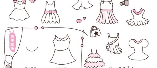 连衣裙简笔画