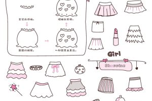 短裙简笔画
