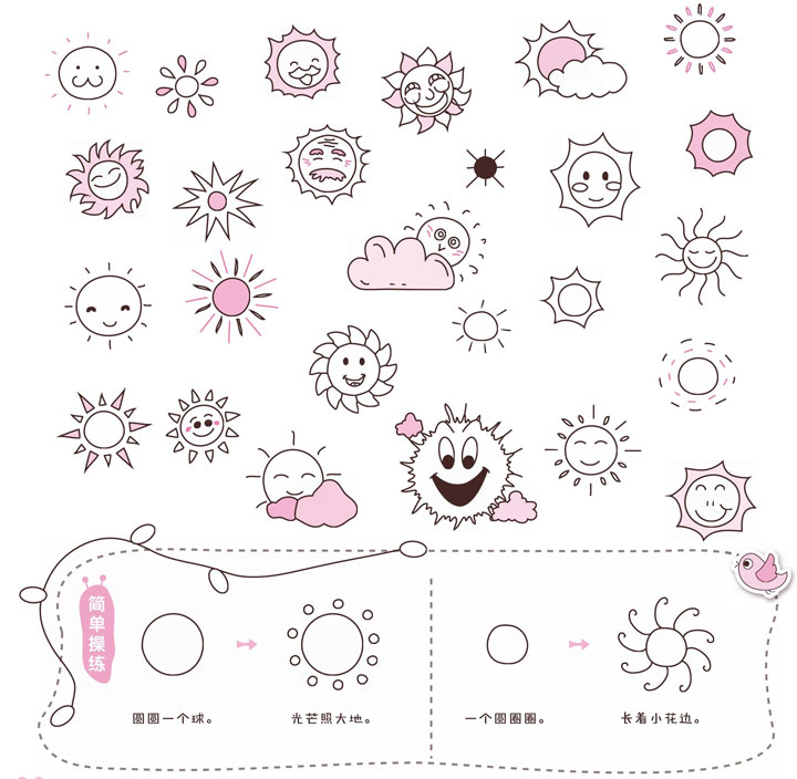 太阳简笔画