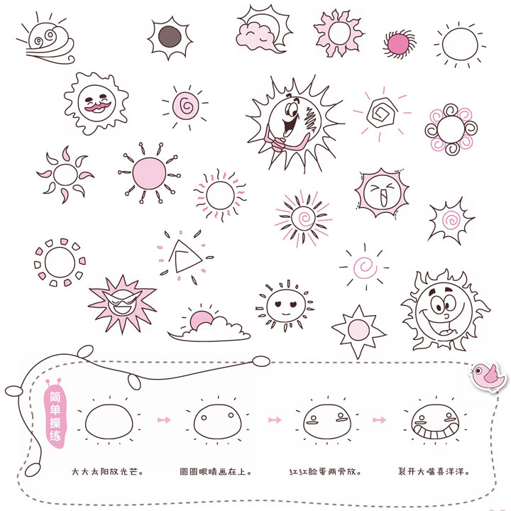 太阳简笔画