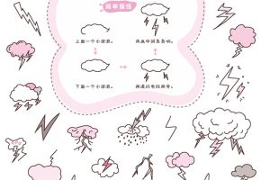闪电简笔画
