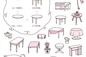 桌子简笔画