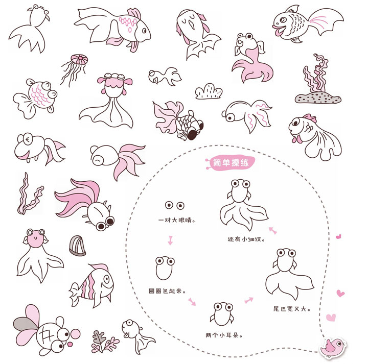 金鱼简笔画