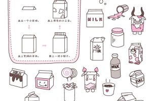 牛奶简笔画