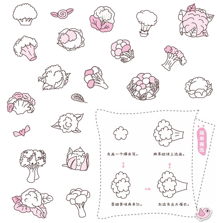 花菜简笔画