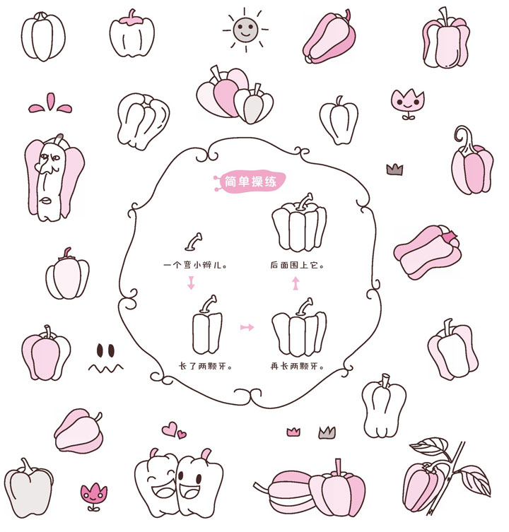 青椒简笔画
