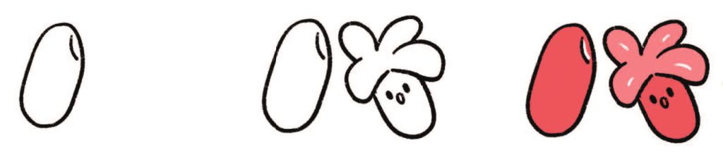 香肠简笔画