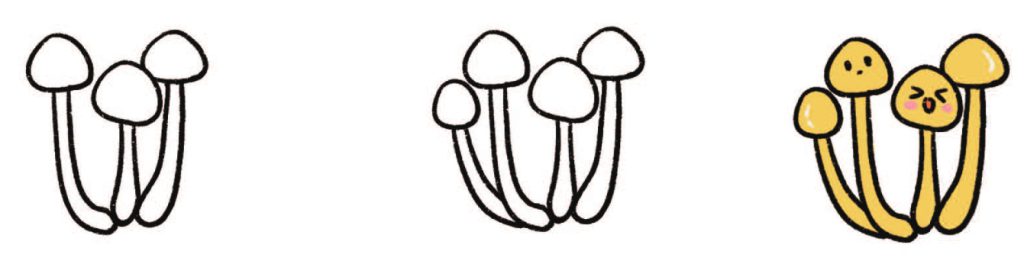 金针菇简笔画