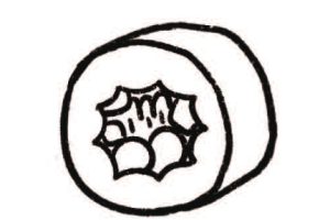 饭团简笔画